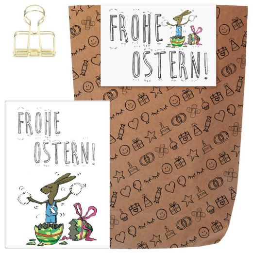 Geschenktüte FROHE OSTERN - zum selber Befüllen